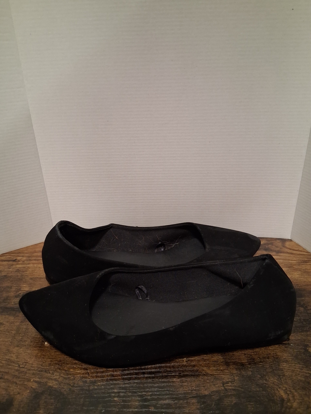 Charlotte Russe Black Pointed Ballet Flats